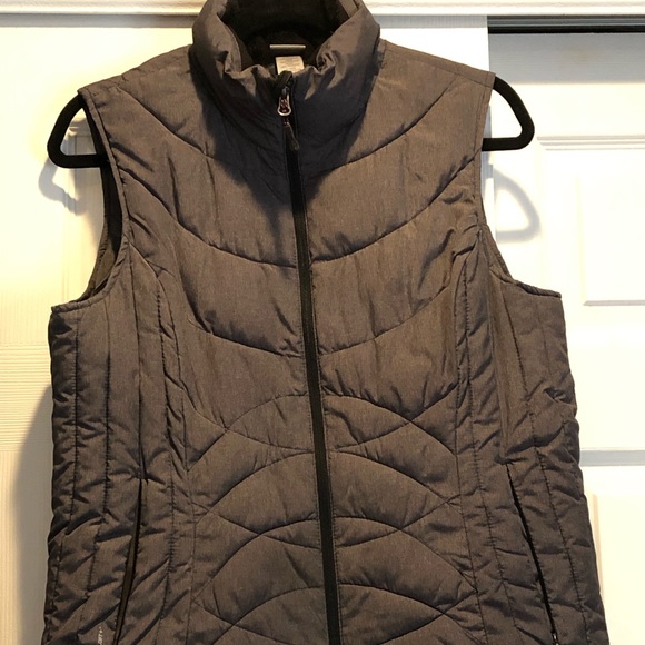 Champion nylon/polyester puffer vest, grey - Picture 1 of 2